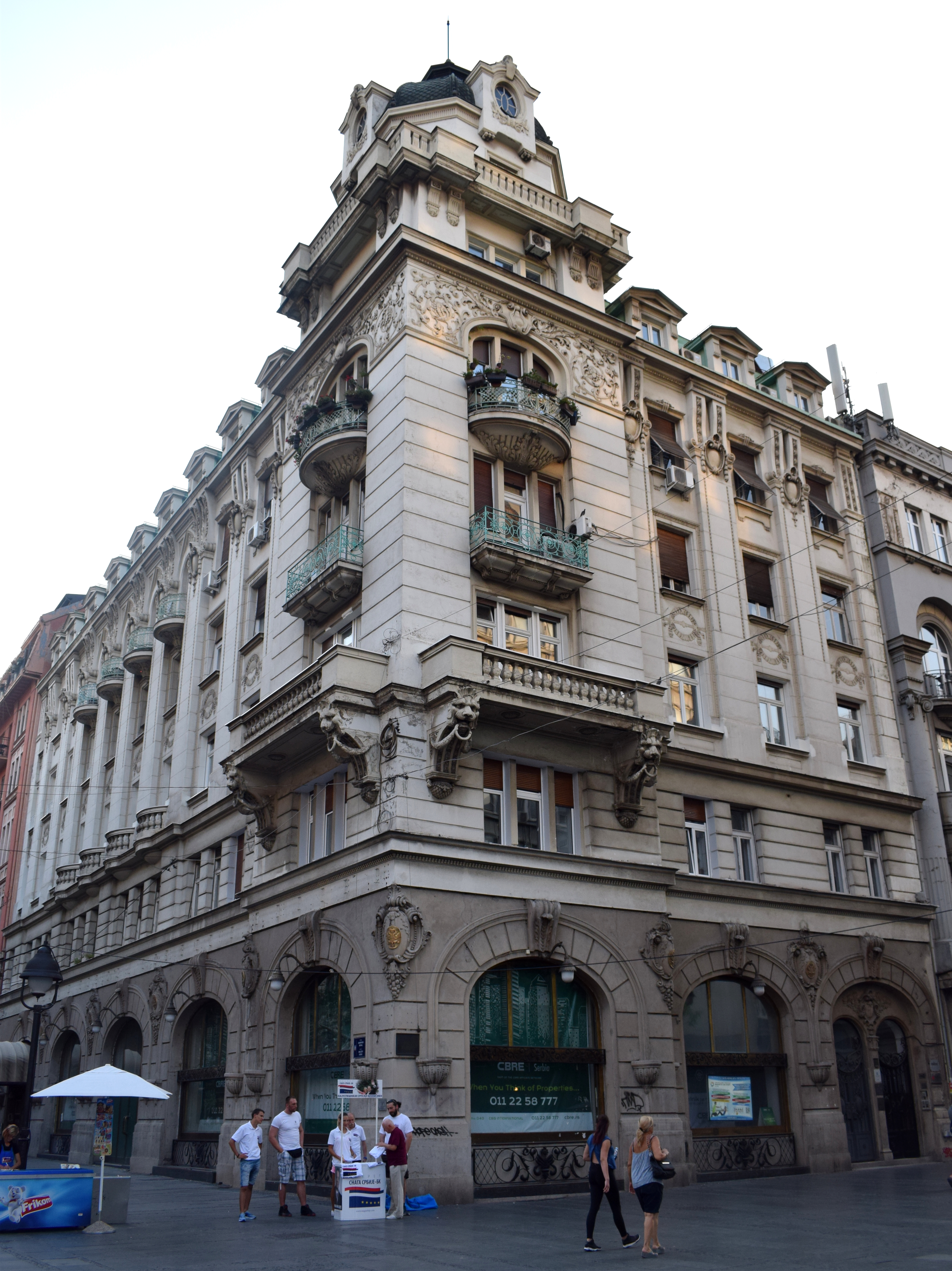 Former Ruski Car restaurant on Knez Mihailova in Belgrade, Serbia (Beograd, Srbija)  