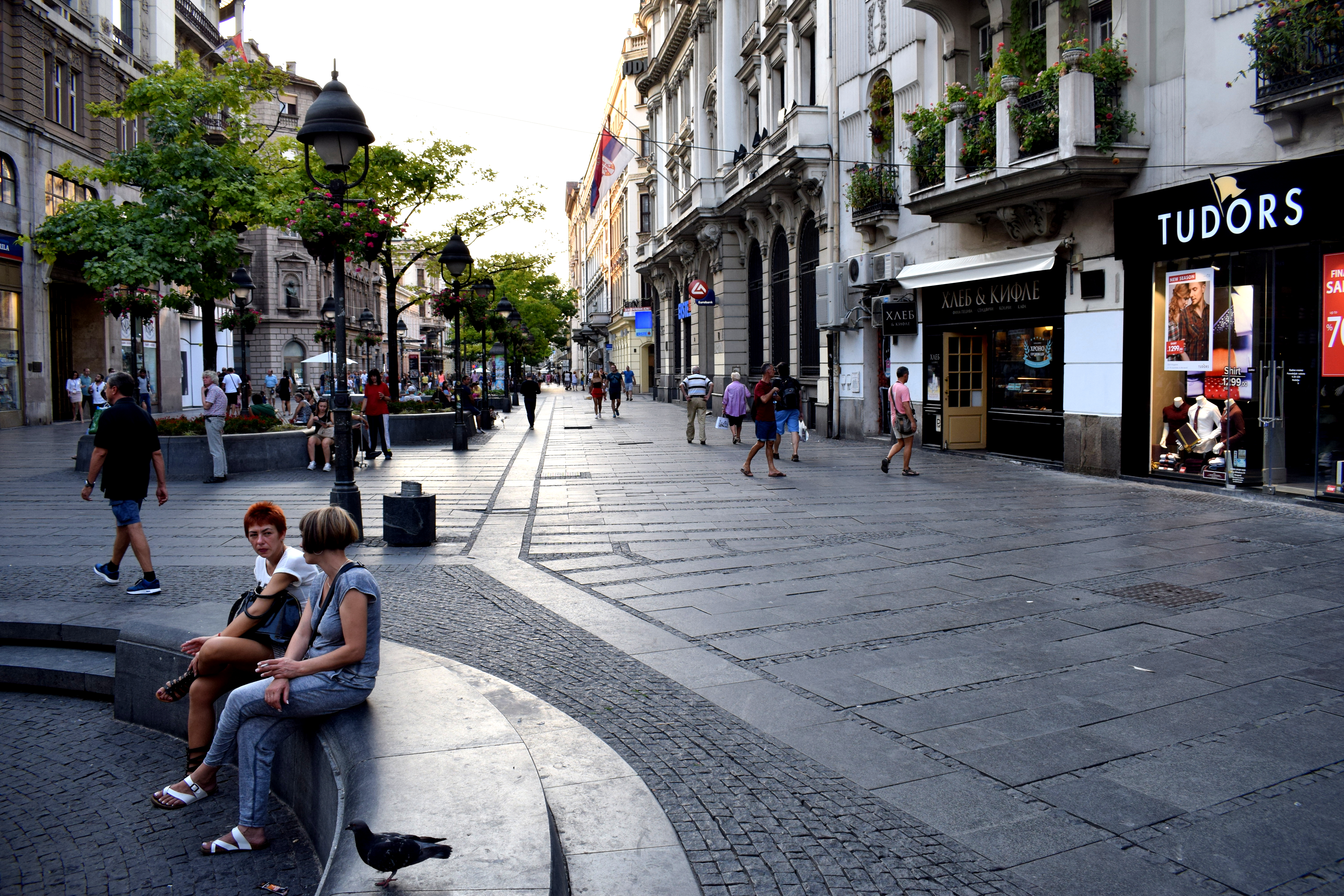 Knez Mihailova Street in Belgrade, Serbia (Beograd, Srbija) 