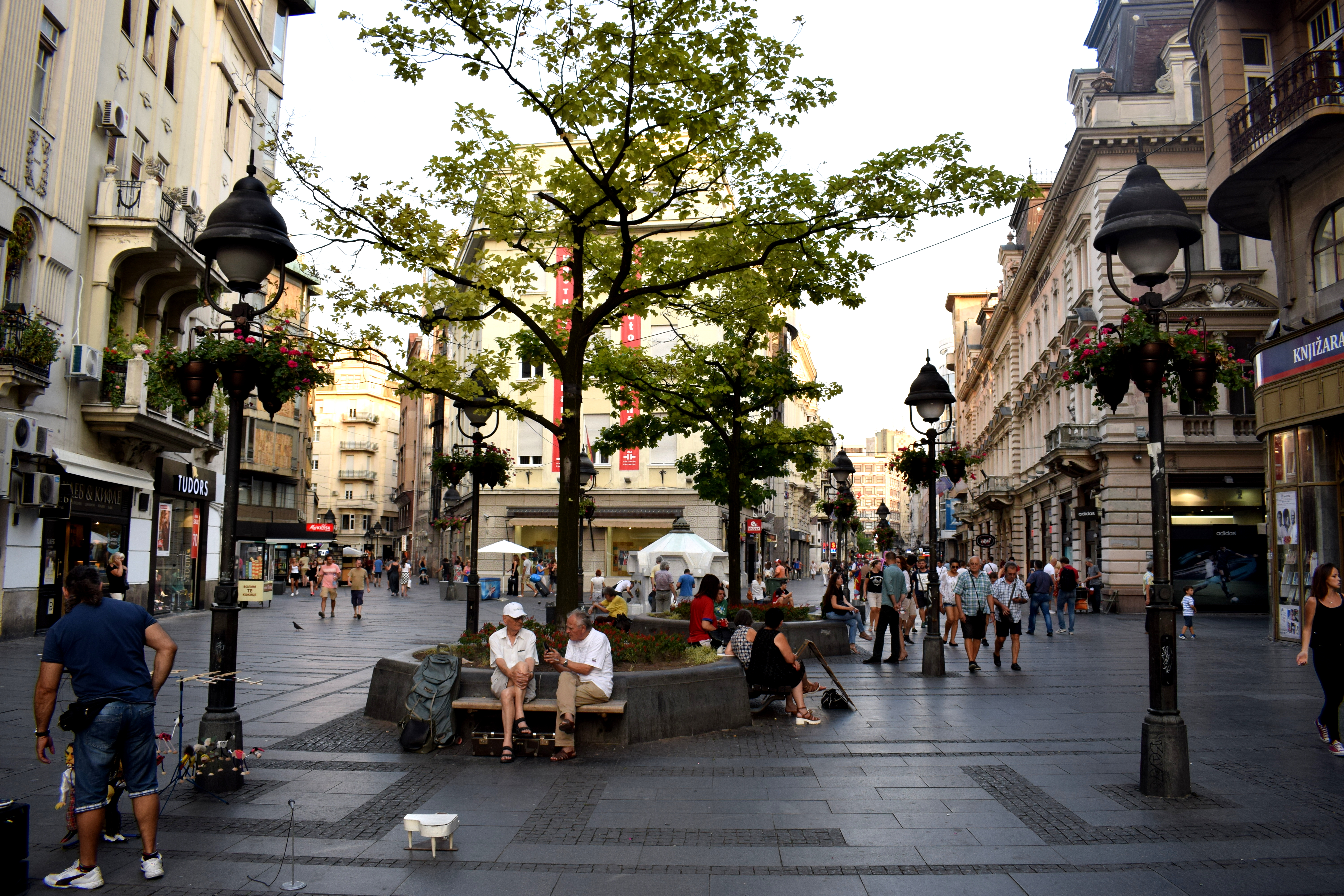 Knez Mihailova Street in Belgrade, Serbia (Beograd, Srbija) 