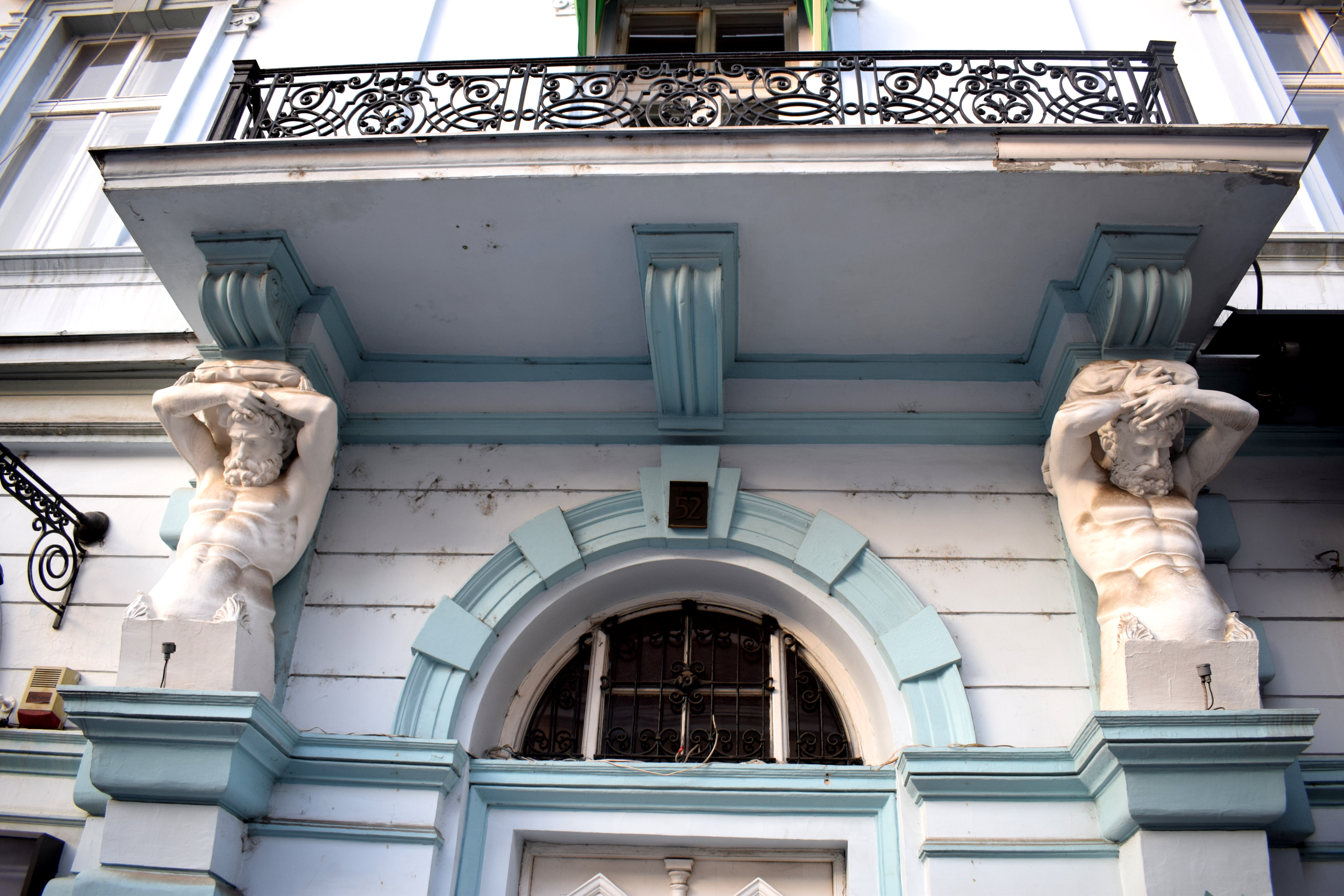 Architecture on Knez Mihailova Street in Belgrade, Serbia (Beograd, Srbija) 