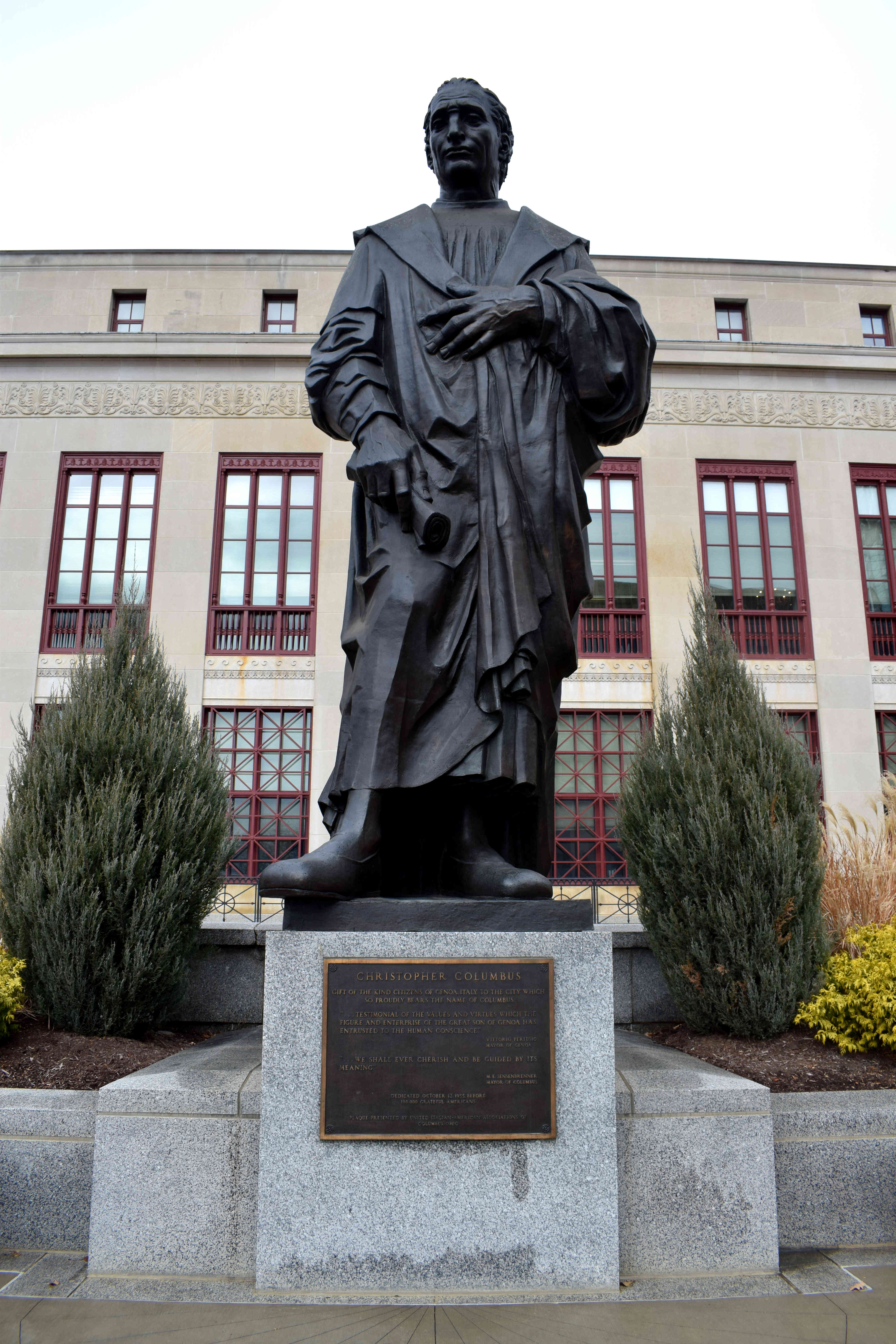 Christopher Columbus Statue Columbus Ohio