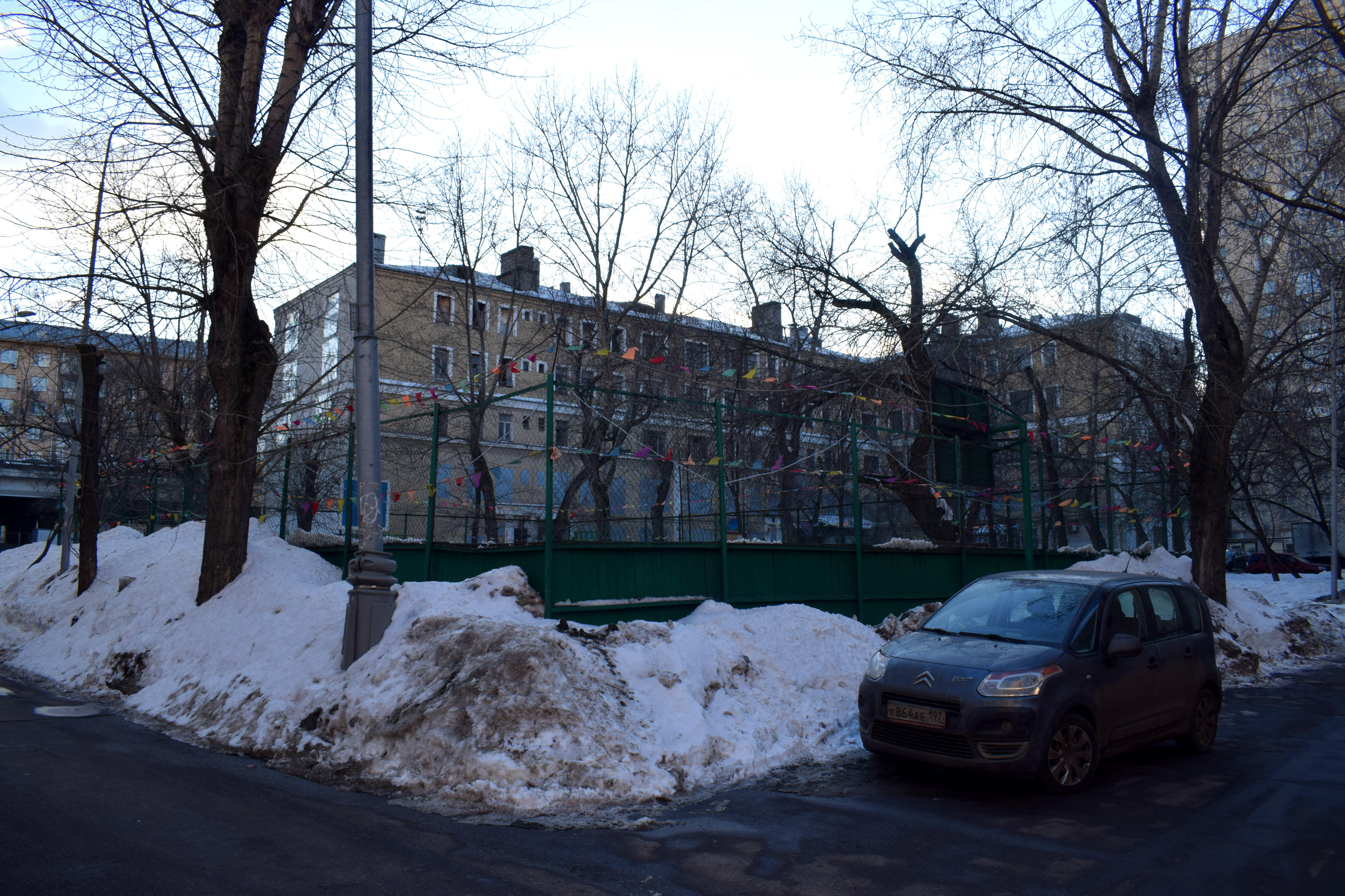 Moscow Destruction Buildings Renovation Русаковская