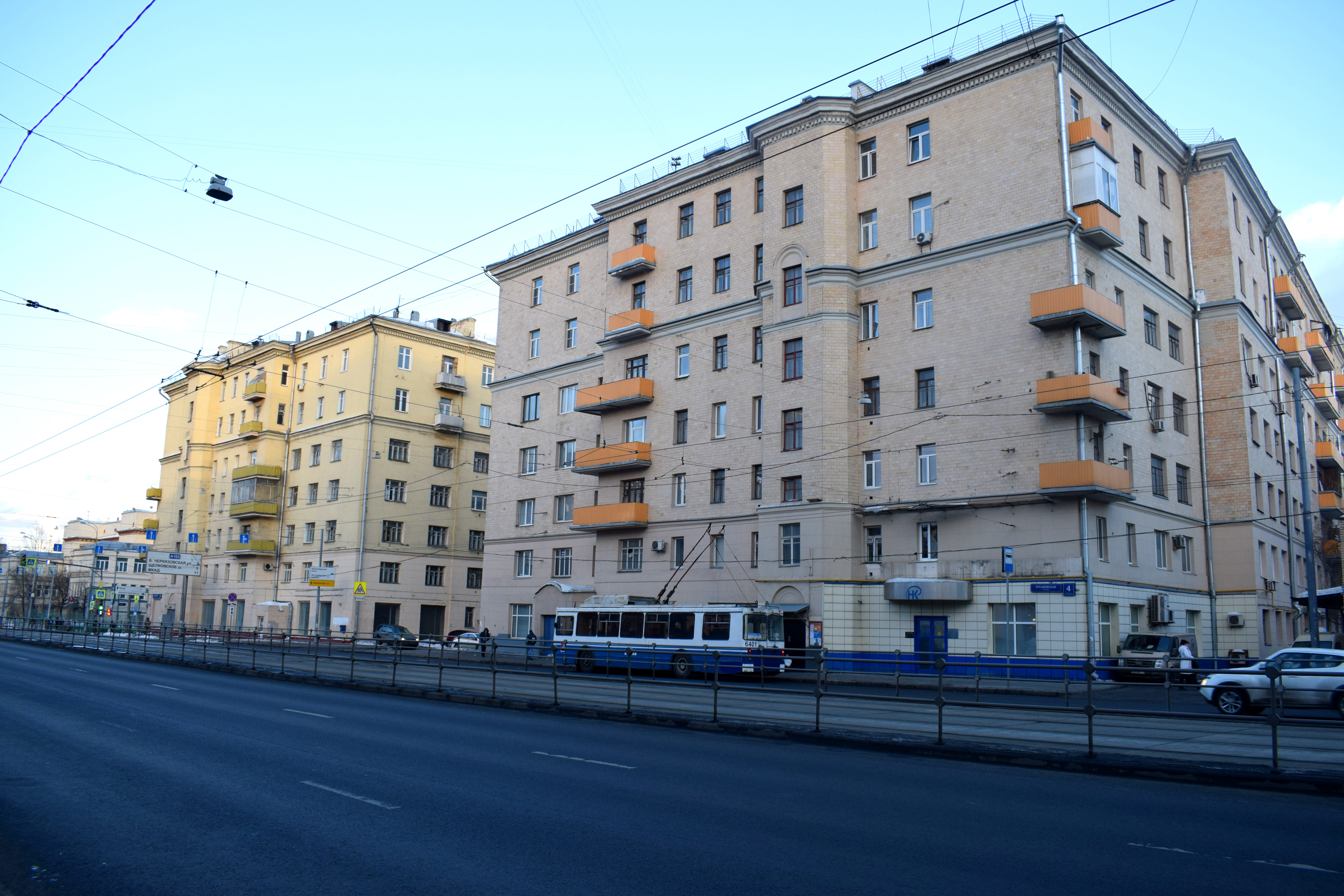 Moscow Destruction Buildings Renovation Русаковская