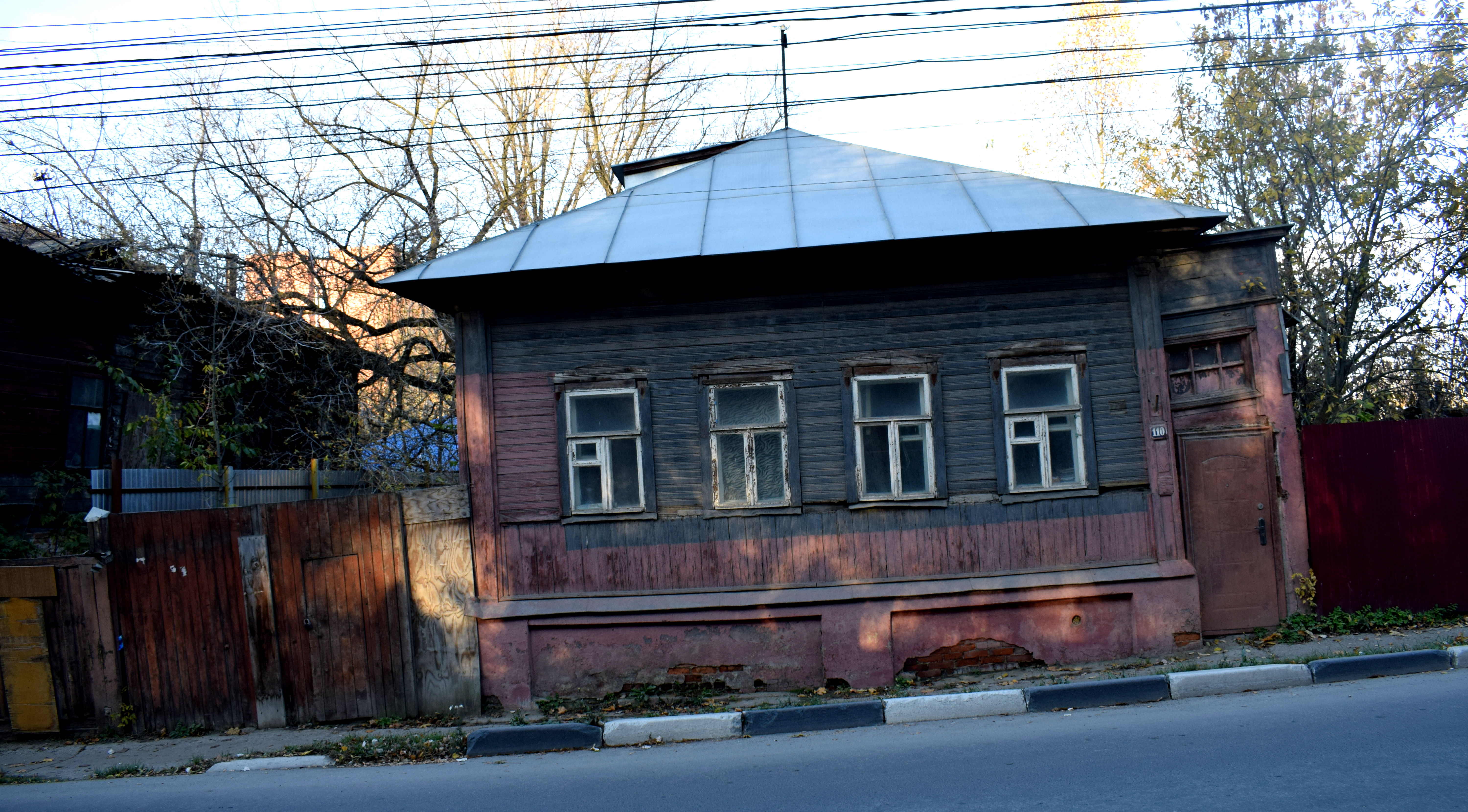 Tula Old Wooden House Russia 