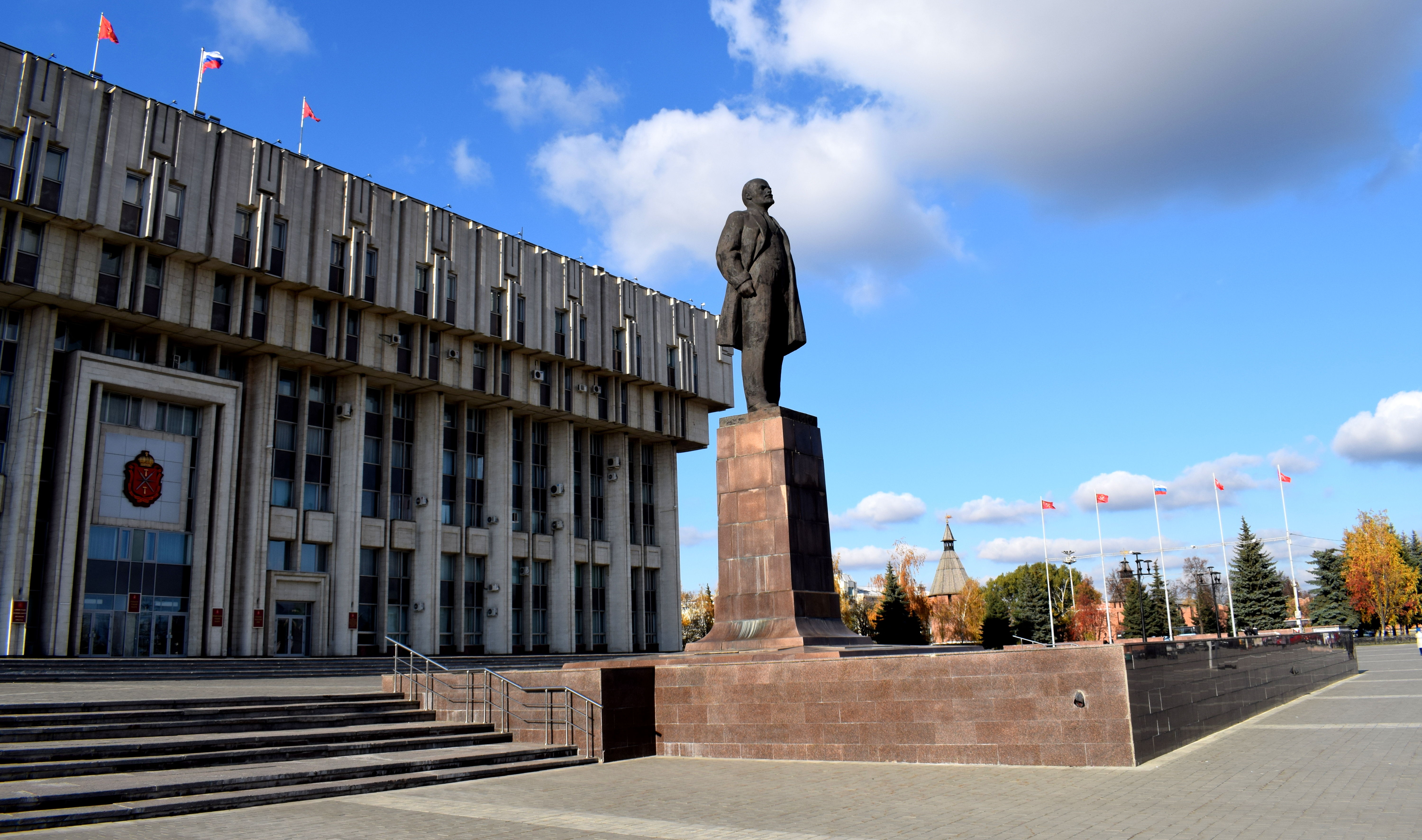Lenin Statue in Tula, Russia