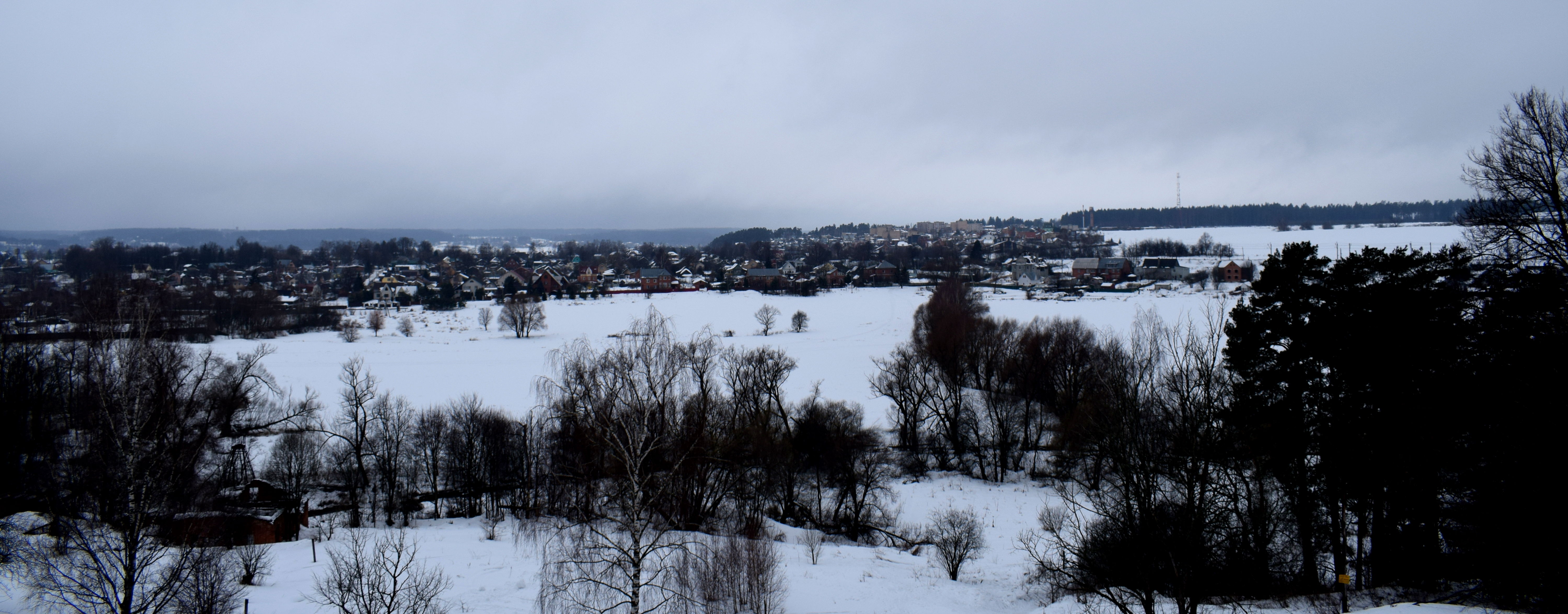 View from Zvenigorod Monastery Russia Звенигород 