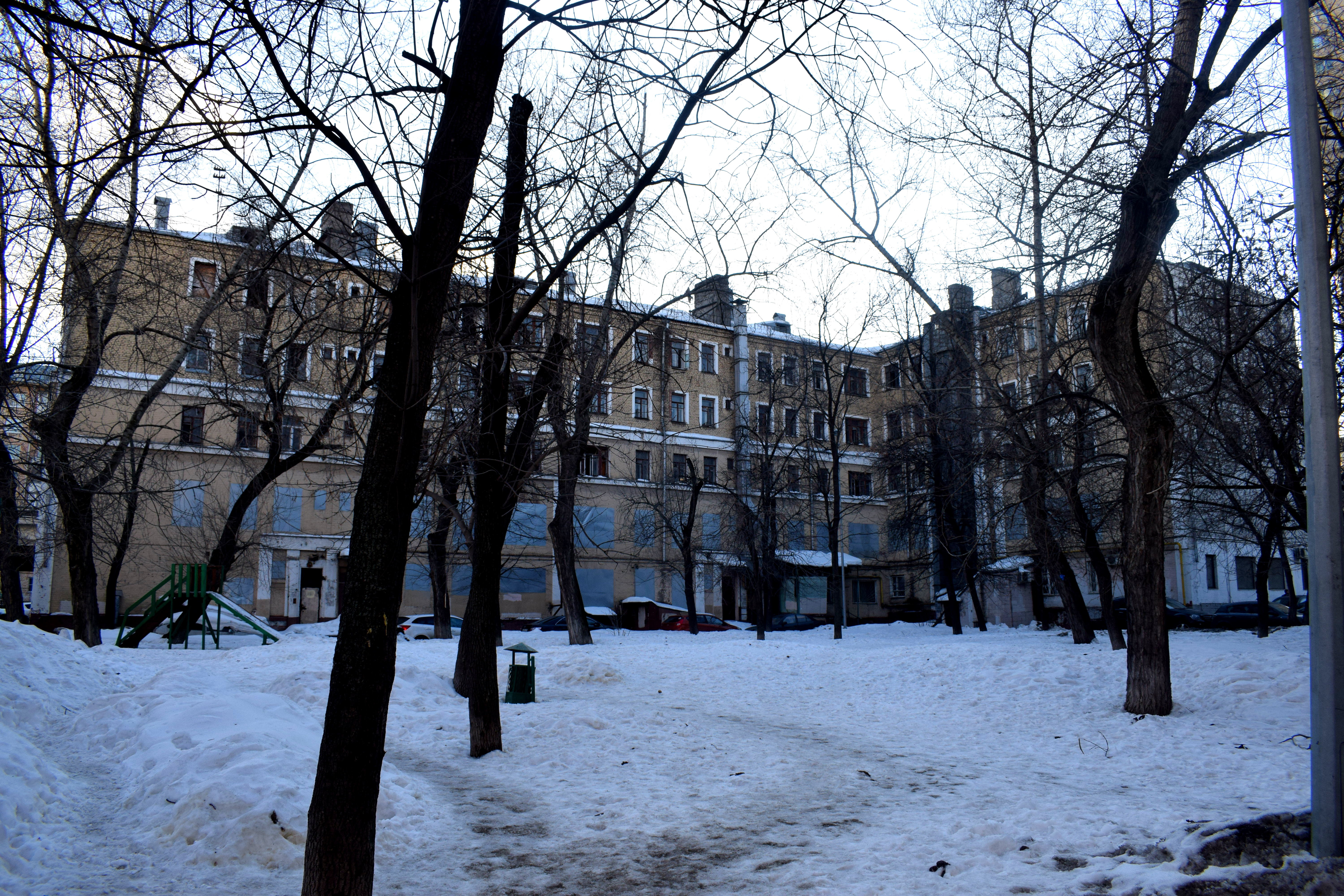 Moscow Destruction Buildings Renovation Русаковская