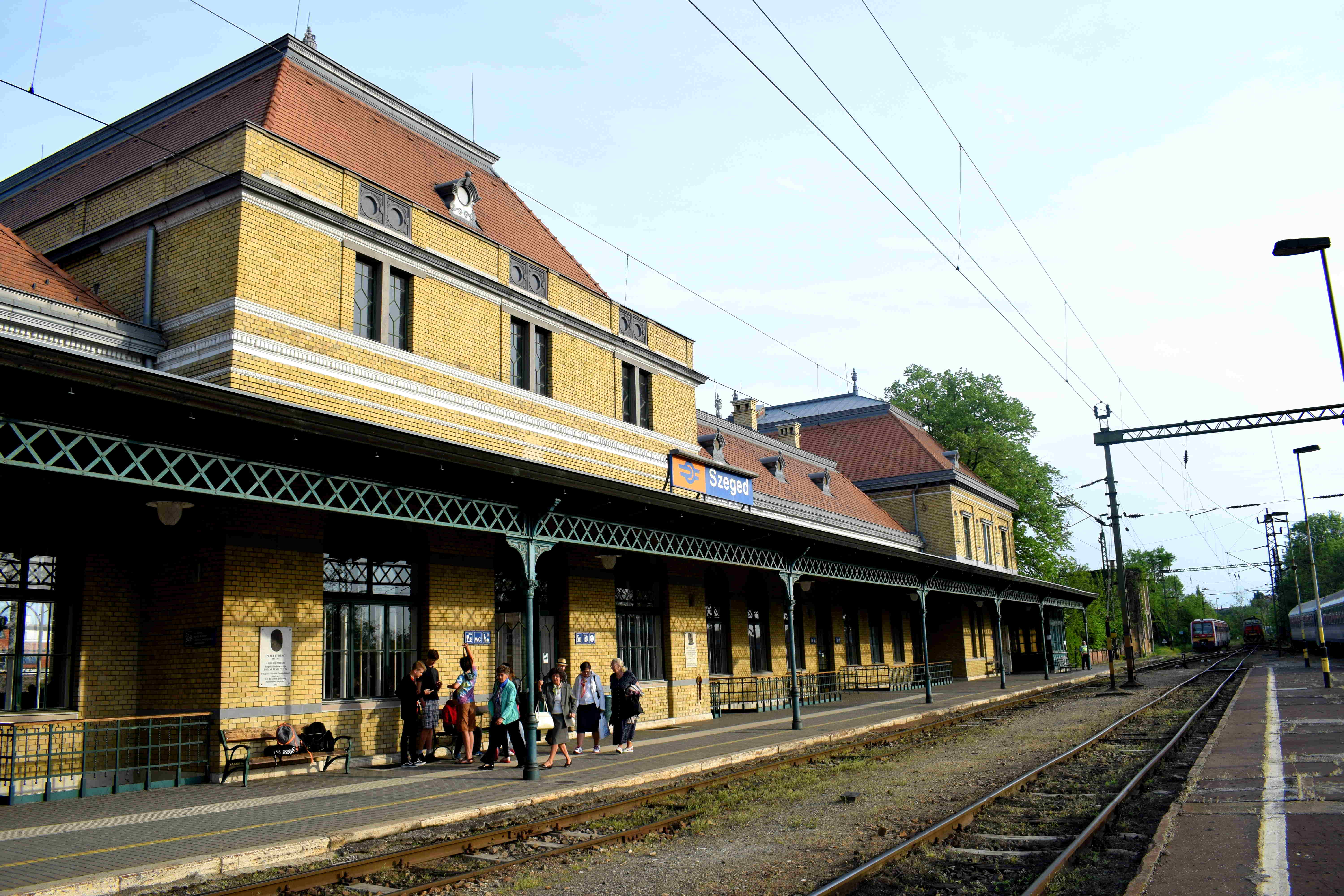 Szeged Train Station Hungary