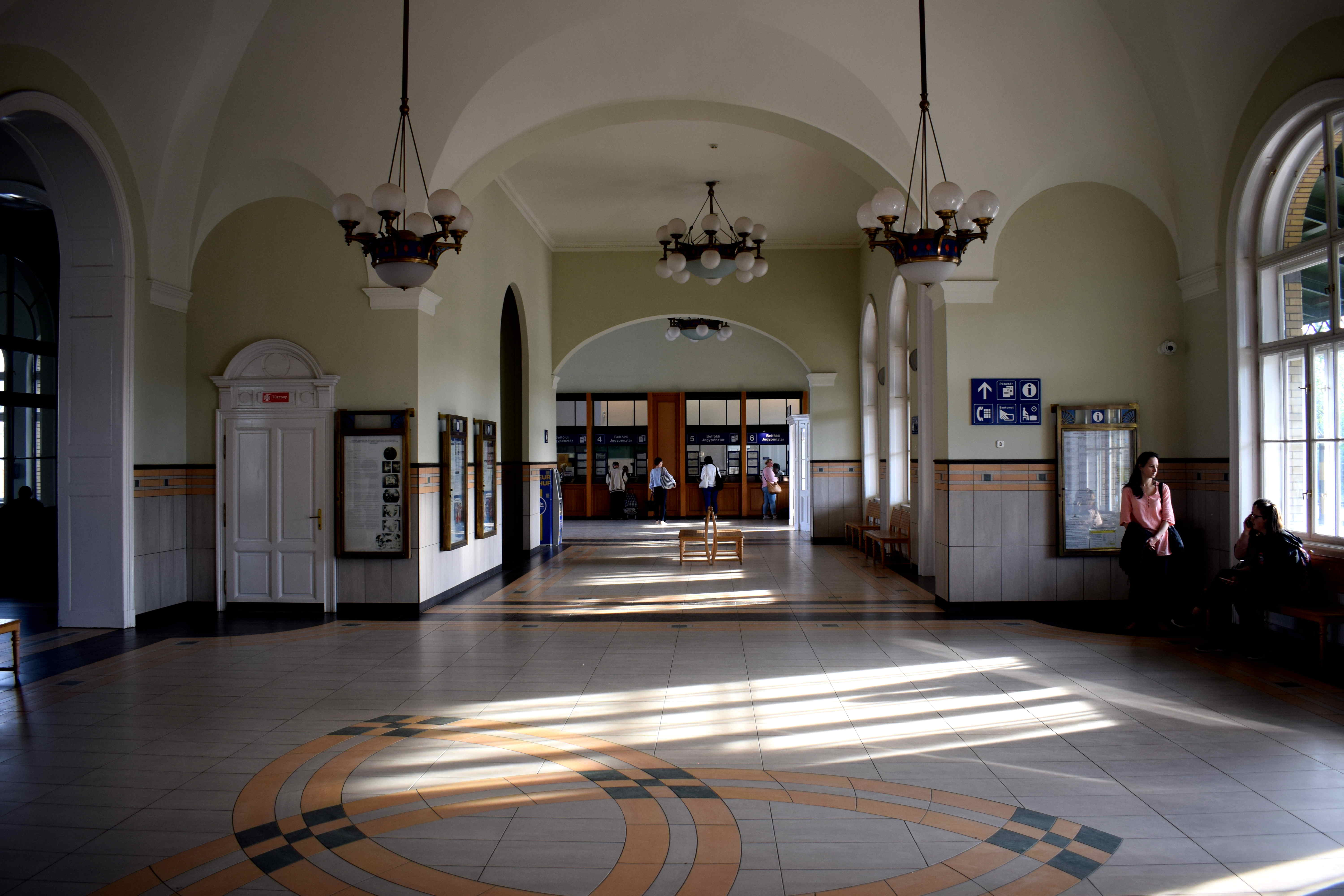 Szeged Train Station Hungary