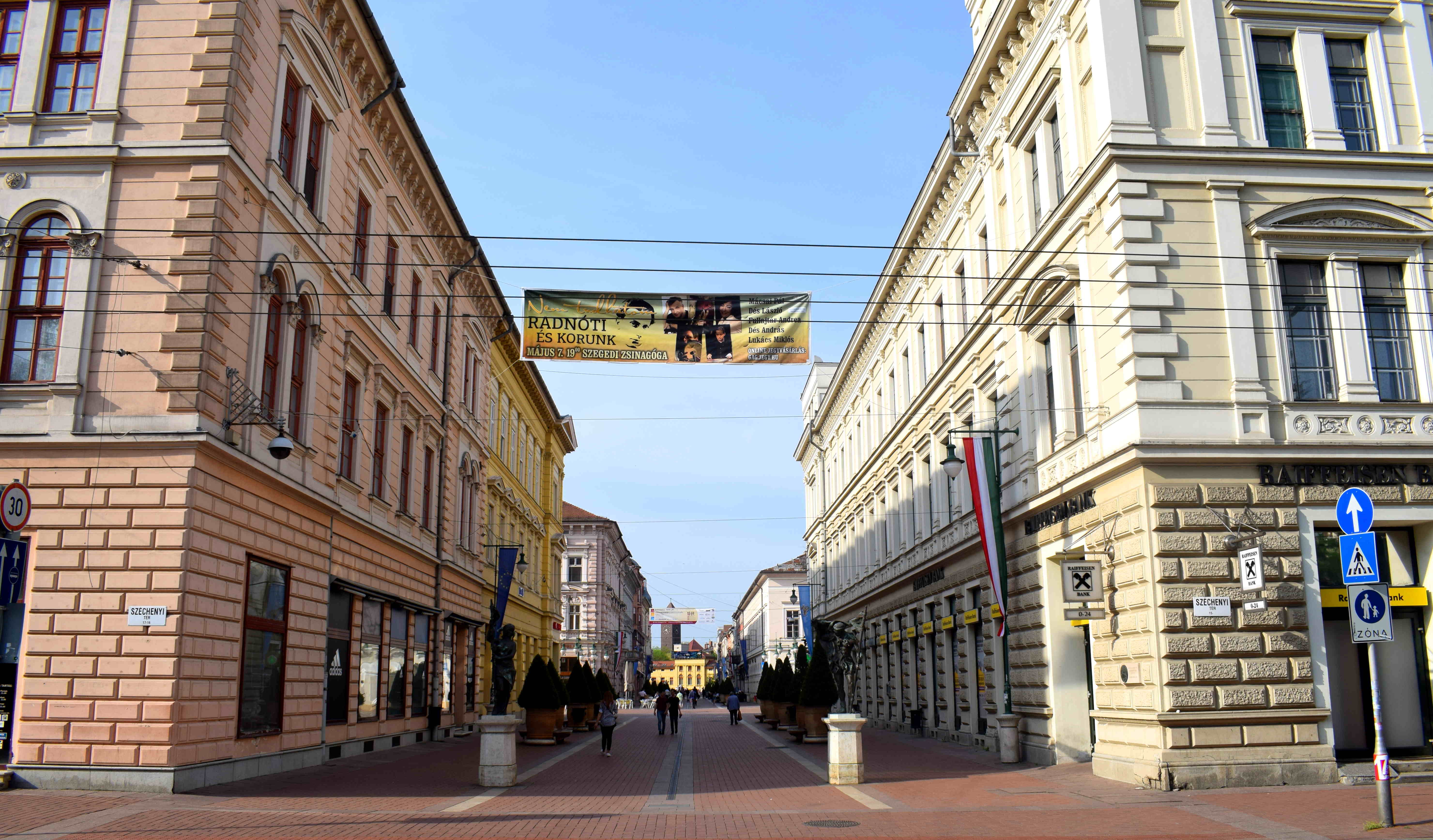 Szeged, Hungary Pedestrian Street