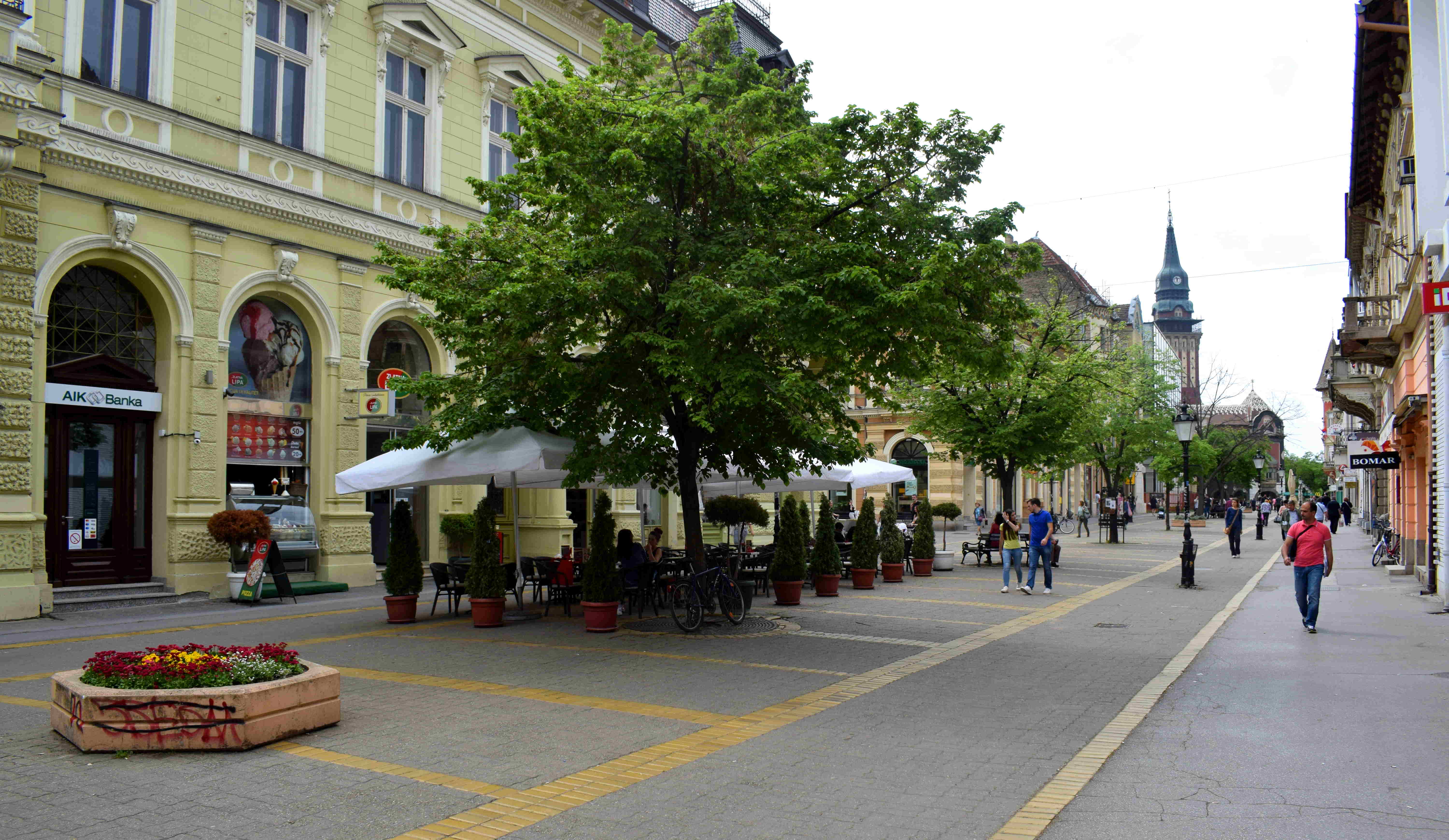 Subotica, Serbia Pedestrian Center