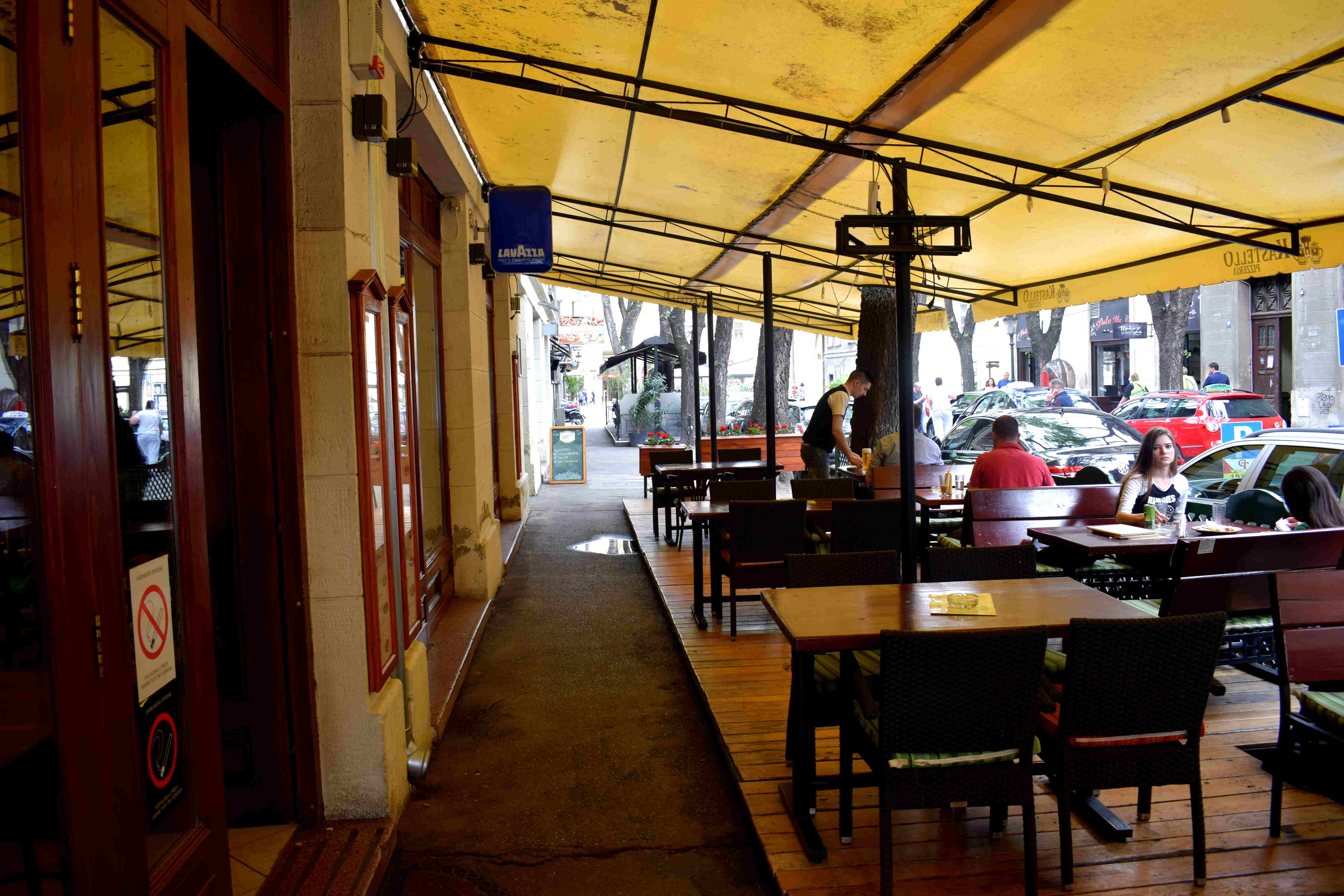 Subotica, Serbia Street Cafes