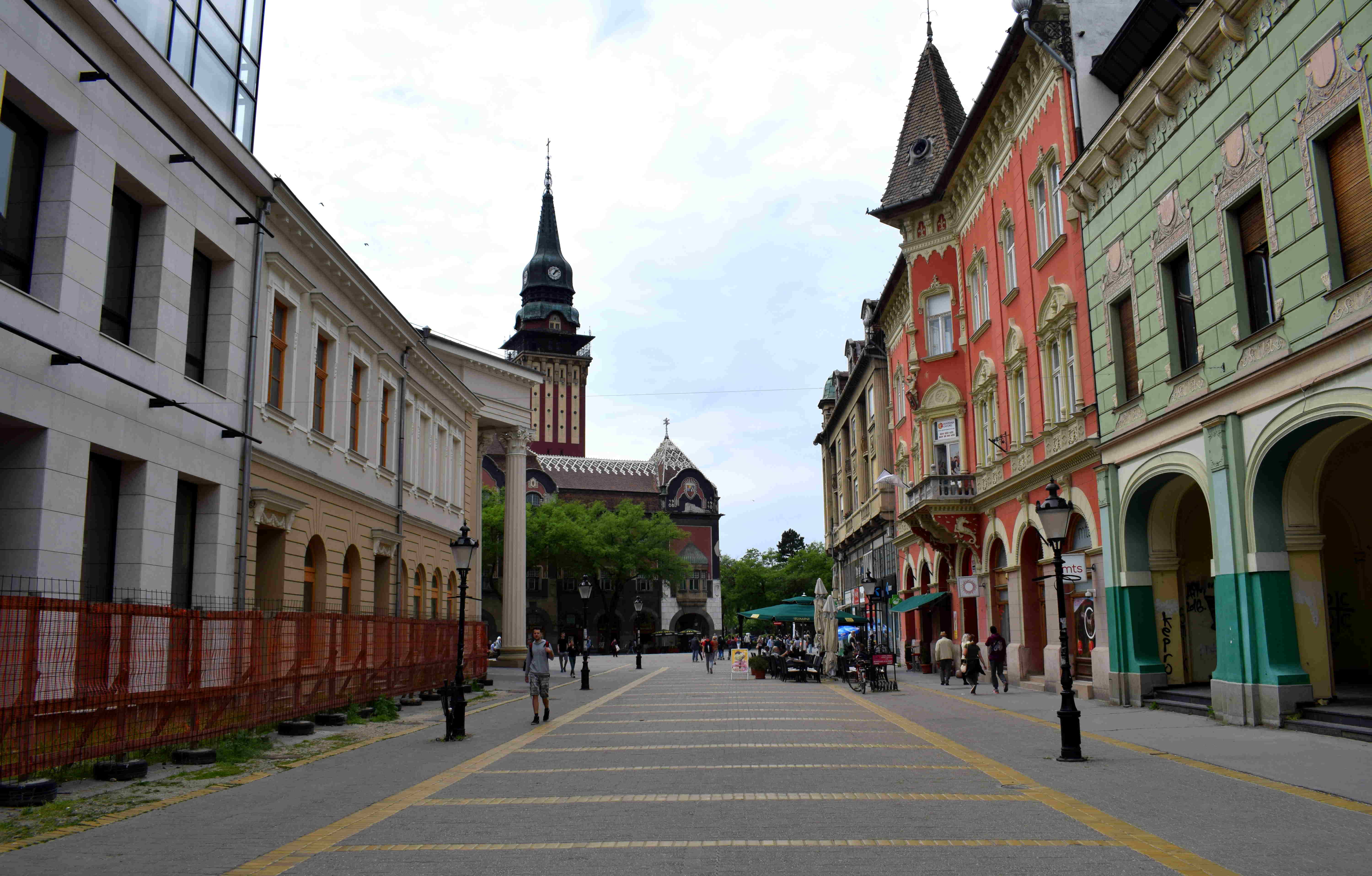 Subotica, Serbia Pedestrian Center