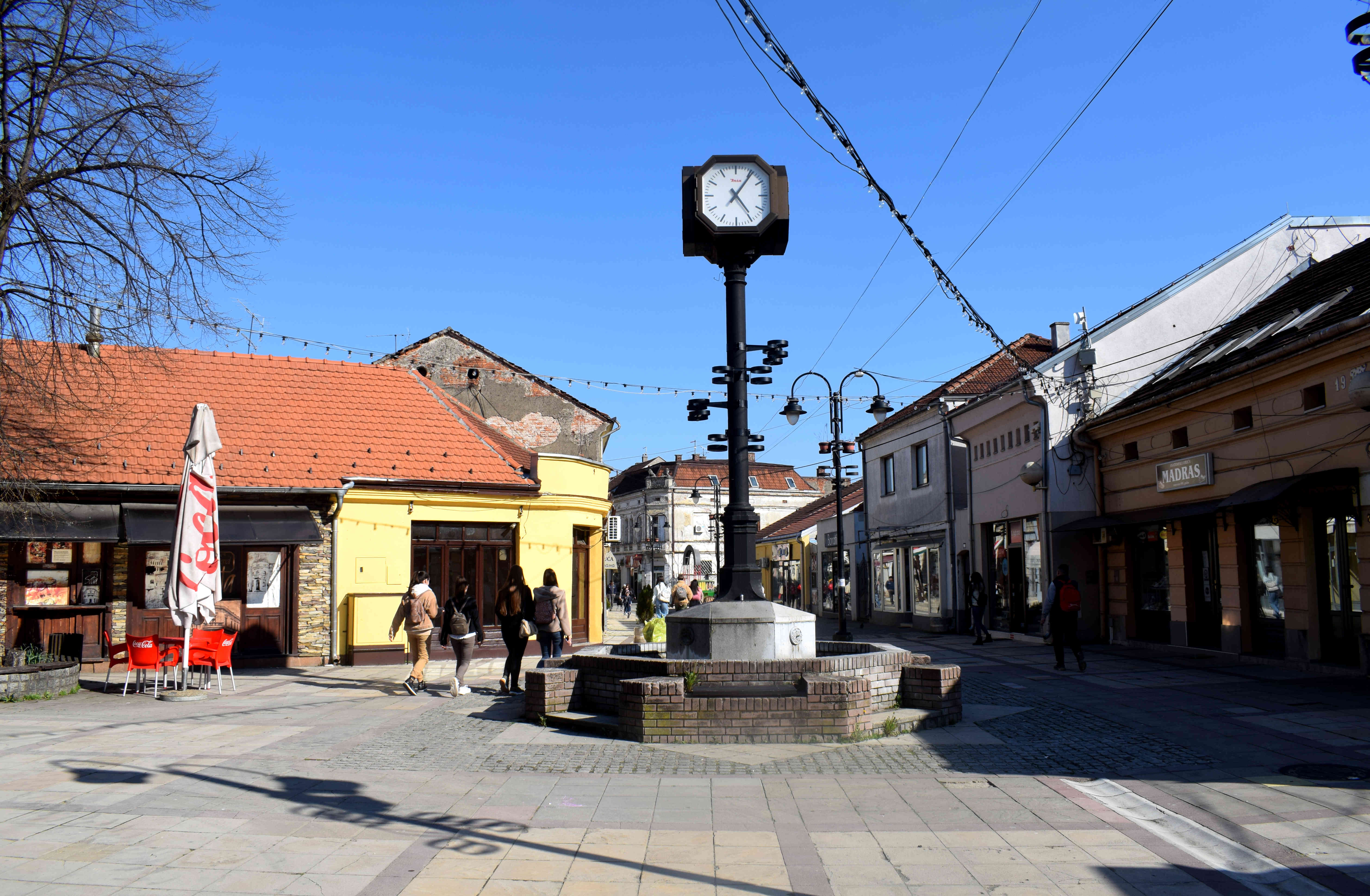 valjevo centar pesacka zona ulica kneza milosa